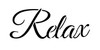 Relax - Word Stencil - 5" x 2.5" - STCL1239_1 by StudioR12