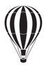 Vintage Hot Air Balloon - Art Stencil - 6" x 9" - STCL1261_2 by StudioR12