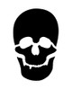 Simple Skull - Art Stencil - 7" x 10" - STCL1269_3 by StudioR12