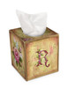 Monogrammed Rose Tissue Box - E-Packet  - Patricia Rawlinson