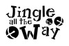 Jingle All the Way - Funky - Word Stencil - 6" x 4" - STCL1388_1 by StudioR12