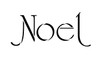 Noel - Elegant Deco - Word Stencil - 10" x 6" - STCL1390_2 by StudioR12