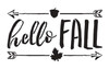 Hello Fall - Shabby Chic - Word Art Stencil - 12" x 7" - STCL1453_2 by StudioR12