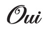 Oui - Elegant Script - Word Stencil - 10" x 6" - STCL1456_2 by StudioR12