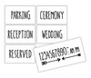 Wedding Stencil Words - Locations - Skinny Hand 6pc Small Set - STCL1600_1 by StudioR12