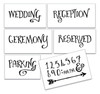 Wedding Stencil Words - Locations - Fancy Funky 6pc Medium Set - STCL1594_2 by StudioR12