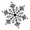 Delicate Snowflake - Art Stencil - 4" x 4" - STCL952_1 - by StudioR12