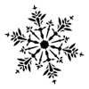 Delicate Snowflake - Art Stencil - 12" x 12" - STCL952_4 - by StudioR12