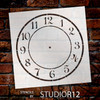 Country Time Clock Stencil - 5" - STCL1525_1 - by StudioR12