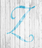 Graceful Monogram Stencil - Z - 5" - STCL1926_2 - by StudioR12