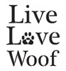 Live Love Woof - Word Art Stencil - 13" x 14" - STCL1895_3 - by StudioR12