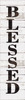 Blessed - Farmhouse Serif - Vertical - Word Stencil - 4" x 16" - STCL1960_2 - by StudioR12