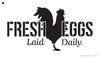 Fresh Eggs - Chicken - Word Art Stencil - 9" x 6" - STCL1997_1 - by StudioR12