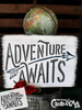 Adventure Awaits - Rustic Curved - Word Art Stencil - 26" x 18" - STCL1751_6 - by StudioR12
