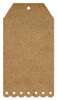 Scalloped Wood Tag Surface - Large - 18"