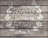 Tune My Heart - Wreath - Word Art Stencil - 12" x 10" - STCL1888_2 - by StudioR12