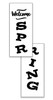 Welcome Spring - Vertical - Word Stencil - 9" x 30" - STCL1878_3 - by StudioR12