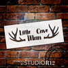 Little Cave Man - Antlers - Word Art Stencil - 24" x 8" - STCL2055_3 - by StudioR12