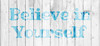 Believe In Yourself - Fun - Word Stencil - 24" x 11" - STCL2094_5 - by StudioR12