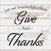 Full of Both - Give Thanks - Word Stencil - 15" x 15" - STCL2100_3 - by StudioR12