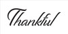 Thankful - Festive - Word Stencil - 16" x 7" - STCL2102_3 - by StudioR12