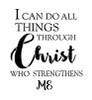 I Can Do All Things - Word Stencil - 18" x 20" - STCL2114_3 - by StudioR12