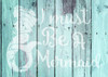 I Must Be A Mermaid - Script  - Word Art Stencil - 24" x 17" - STCL2118_3 - by StudioR12