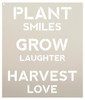 Plant - Grow - Harvest - Word Stencil - 17" x 20" - STCL2158_2 - by StudioR12