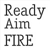 Ready Aim Fire - Skinny - Word Stencil - 11" x  11" - STCL2161_1 - by StudioR12