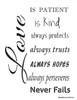 Love Is... - Scripture - Word Art Stencil - 16" x 20" - STCL1310_3 - by StudioR12