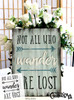 Not All Who Wander Word Stencil - 6" x 6" - STCL1511_2 - by StudioR12