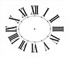 Antique Oval Clock Face Stencil - 18" x 15" - STCL2328_7 - by StudioR12