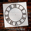 Country Home Clock Face Stencil - 14" - STCL2332_3 - by StudioR12
