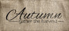 Autumn Stencil - Gather the Harvest by StudioR12 -  Fall Word Art - 11" x 5" - STCL2185_1