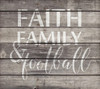 Faith Family & Football Stencil by StudioR12 -  Fall Sports Word Art - 9" x 8" - STCL2313_1