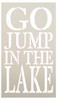 Go Jump In The Lake Stencil by StudioR12 -  Summer Word Art - 10" x 17" - STCL2418_3