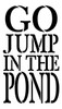 Go Jump In The Pond Stencil by StudioR12 -  Summer Word Art - 13" x 21" - STCL2419_4