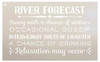 River Forecast - Sunny with a Chance of Visitors Stencil by StudioR12 | Reusable Mylar Template | Use to Paint Wood Signs - Front Door - Entry - Porch - DIY Summer Decor - Select Size (13" x 8")