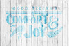 Good Tidings of Comfort & Joy Stencil by StudioR12 | Reusable Mylar Template | Use to Paint Wood Signs - DIY Christmas - Season's Greetings - Select Size