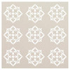 Mandala - Spades - 9 Tile Pattern Stencil by StudioR12 | Reusable Mylar Template | Use to Paint Wood Signs - Pallets - Pillows - Wall Art - Floor Tile - Select Size