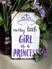 Every Little Girl is A Princess with Tiara Stencil by StudioR12 | Reusable Mylar Template | Use to Paint Wood Signs - Pillows - T-Shirt - DIY Girl's Decor - Select Size