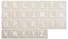 Word Game Alphabet Letter Stencil Set by StudioR12 | Reusable Mylar Template | Use to Paint Wood Signs - Pallets - Pillows - DIY Game Time Decor - Select Size