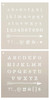 Lettering - Upper & Lower Case with Arrows Stencil - 2 Part by StudioR12 | Reusable Mylar Template | Use to Paint Wood Signs - Pillows - Monogram - DIY Lettering Projects - Select Size