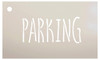 Wedding Sign Word - Parking - Skinny Hand Stencil by StudioR12 | Reusable Mylar Template | Use to Paint Wood Signs - Pallets - Pillows - DIY Wedding Decor - Select Size