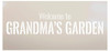 Welcome to Grandma's Garden - by StudioR12 | Word Stencil - Reusable Mylar Template | Acrylic- Chalk - Mixed Media | Mothers Day - DIY Home Decor - STCL2663