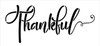 Thankful Scripted Inspired Stencil by StudioR12 | Wood Signs | Word Art Reusable | Family Dining Room | Painting Chalk Mixed Media Multi-Media | Use for Journaling, DIY Home - Choose Size