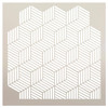 Multimedia Hexagon Tri-View Stencil StudioR12 | Wood Sign | Reusable Mylar Template | Wall Decor | Multi Layering Art Project | Journal Art Deco | DIY Home - Choose Size