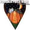 Pumpkin Patch Night Primitive Heart - E-Packet - Sharon Chinn