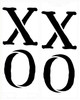 XO XO Tall Porch Stencil by StudioR12 | 2 Piece | Hugs & Kisses | DIY Large Vertical Home Decor for Valentine's Day | Front Door Entryway | Craft & Paint Wood Leaner Signs | Reusable Mylar | Size 4ft