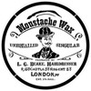 Moustache Wax Round Stencil by StudioR12 | DIY Old Victorian Barber Shop Ephemera Home Decor & Furniture | Vintage London | Paint Antique Wood Signs | Reusable Template | Select Size